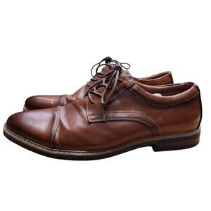 Nunn Bush Westfeild Dress Shoes 10.5 Brown Lace Up